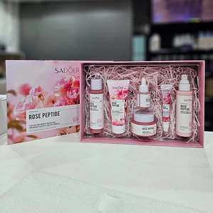 SADOER - kit Facial 6 productos Peptido de Rosas