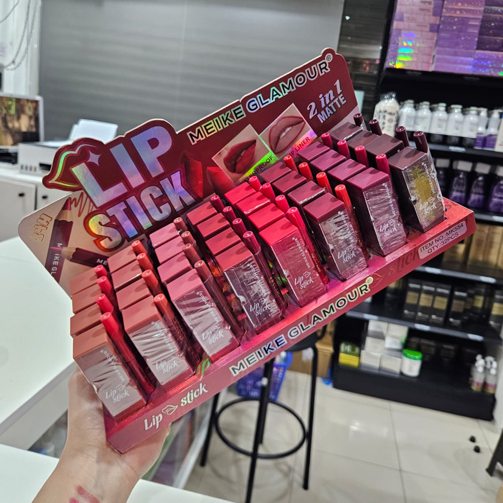 Meike Glamour - Labial en barra + Delineador 2