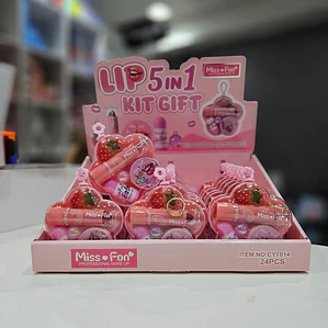 Miss Fon - 5en1 Labial en Barra + Bálsamo + Magic Jelly