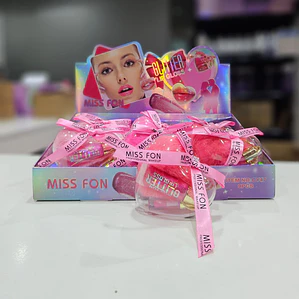 Miss Fon - Brillo Labial Llavero corazón