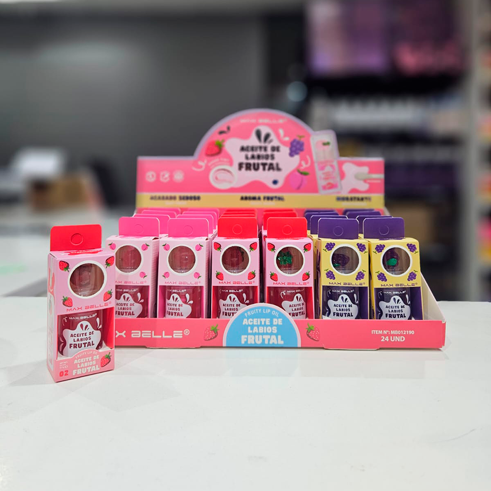 Max Belle - Aceite de labios  aromas frutales  1
