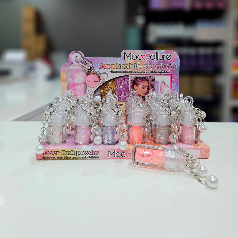 Moc Allure - Glitter Perlado con Llavero 1
