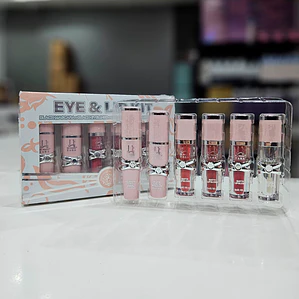 3Q Beauty - Set de 4 labiales + Delineador + Mascara de pestaña