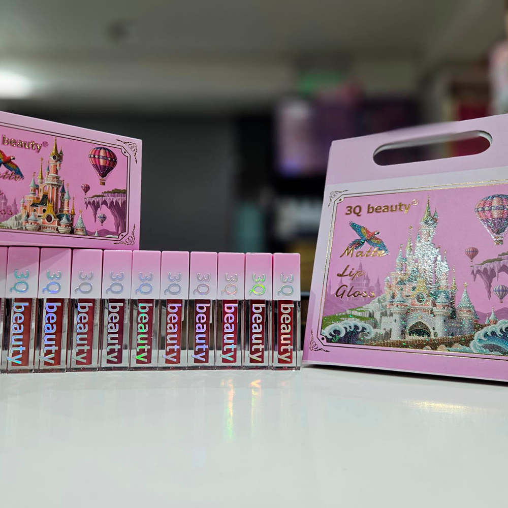 3Q Beauty - Set de 12 labiales en hermosa Presentación 1