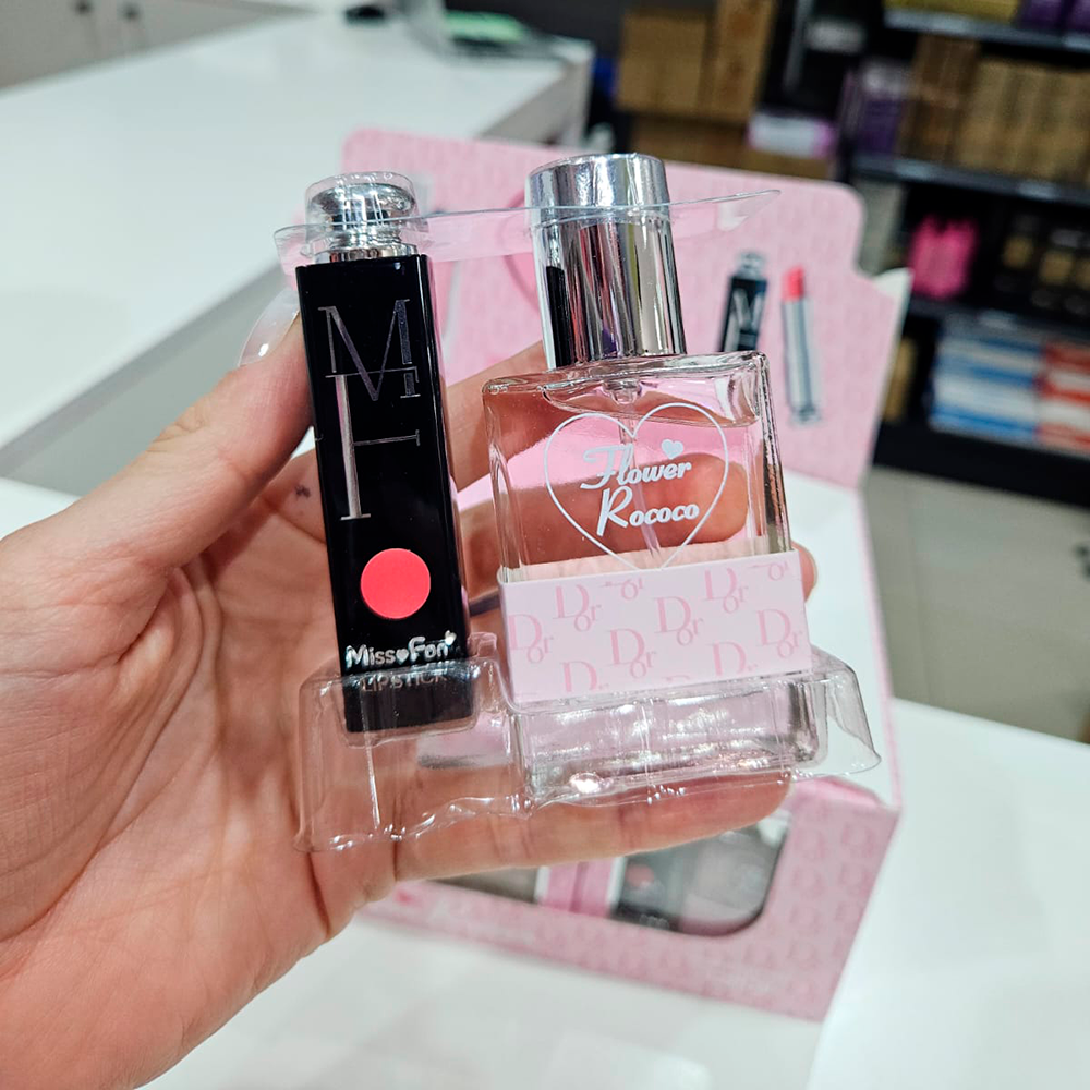 Flower Rocco - Set de balsamo Labial + Mini Perfume 2