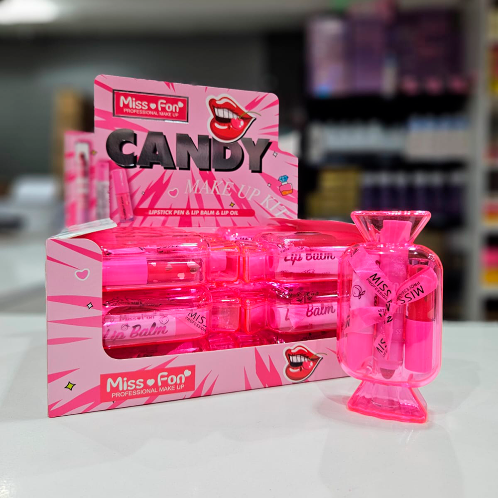 Miss Fon - Set de labiales brillo + labial en barra + balsamos 1