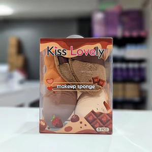 Kiss Lovely - Set de esponjas para base 5pcs 