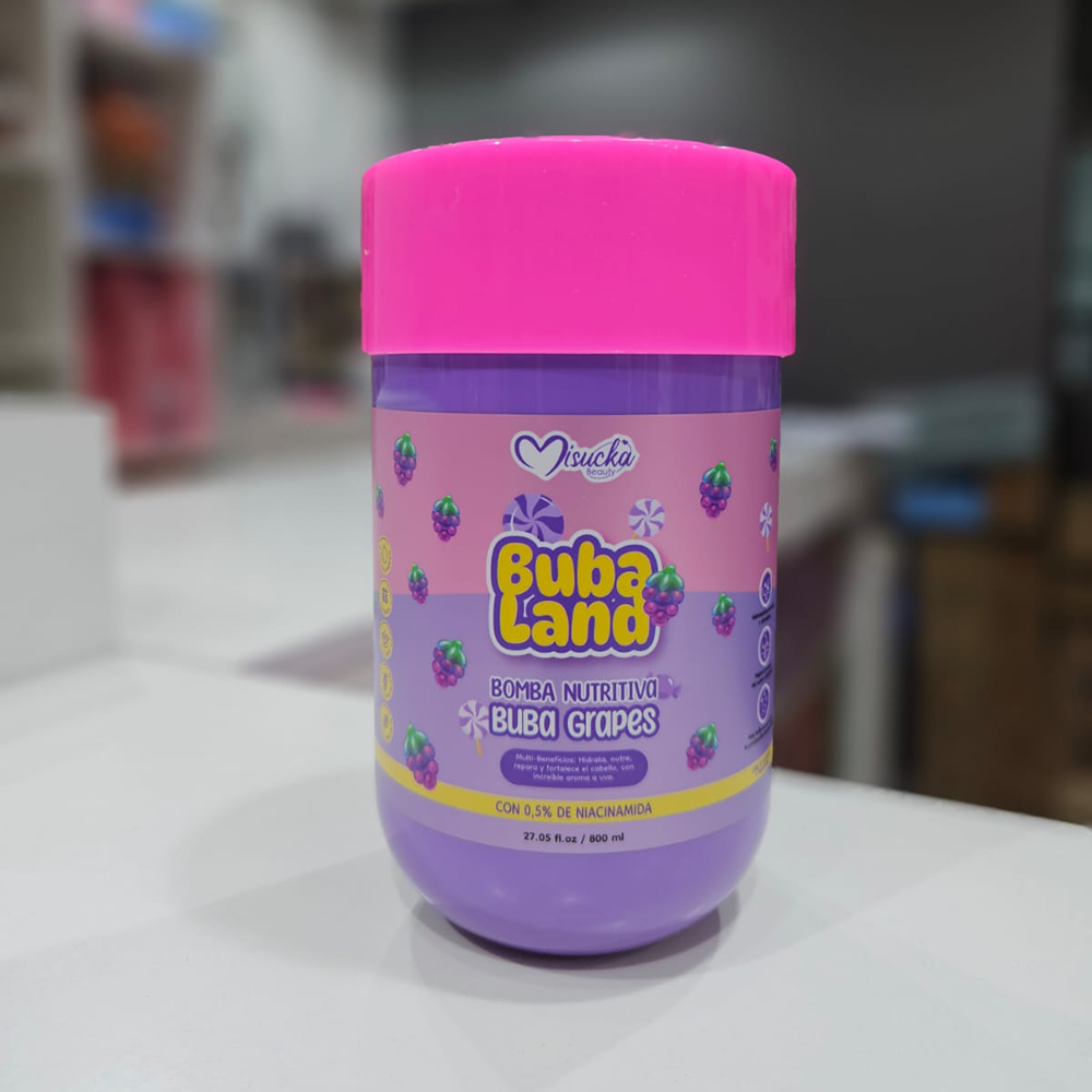 Misucka Buba Land - Bomba Nutritiva Buba Grapes 800ml 🍇 1