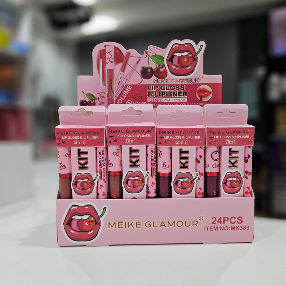 Meike Glamour - Set de Labial + Lápiz delineador 1