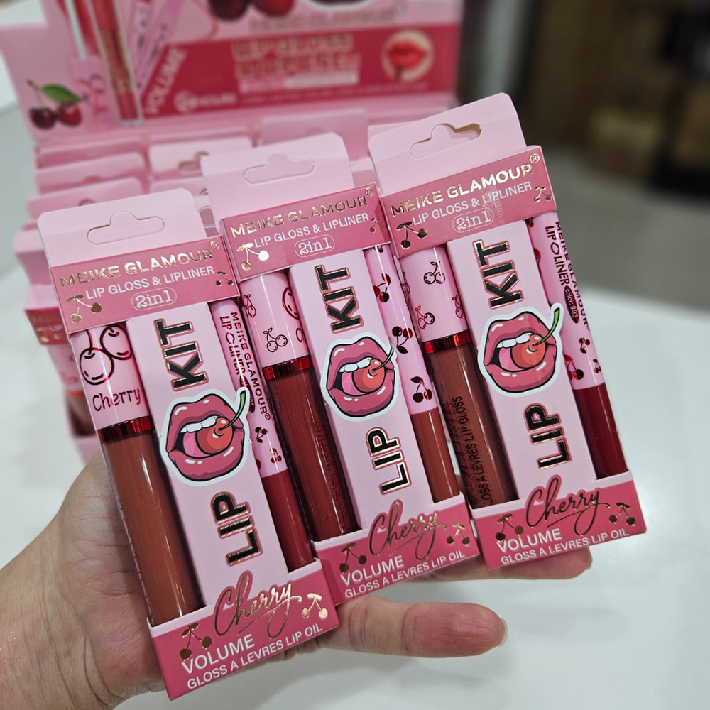 Meike Glamour - Set de Labial + Lápiz delineador 2