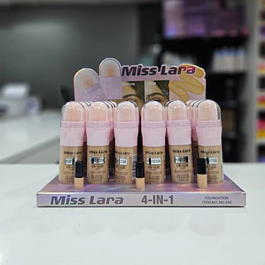 Miss Lara - Base Líquida 4 en 1 Glow