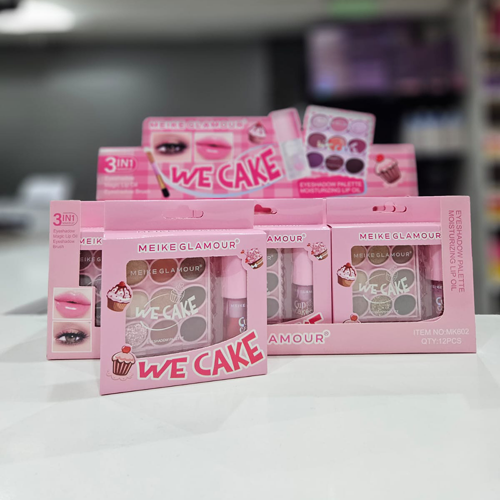 Meike Glamour - Set de sombras + Brillo de labios 1