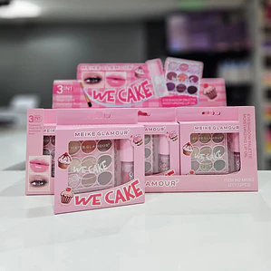 Meike Glamour - Set de sombras + Brillo de labios