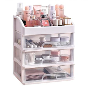 Caja Organizador de cosméticos 3 cajones