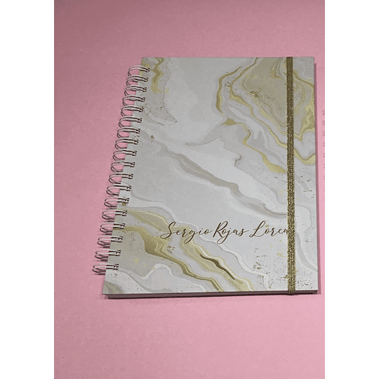 Cuaderno Marmolado Gold