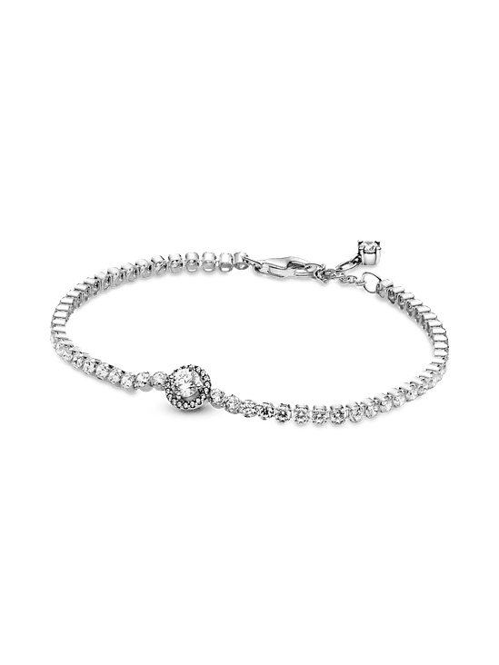 Pulsera de Tenis Halo Reluciente - Estilo Pandora 1