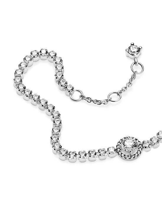 Pulsera de Tenis Halo Reluciente - Estilo Pandora 2