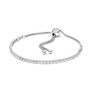 Pulsera de Tenis Deslizante Brillante - Estilo Pandora
