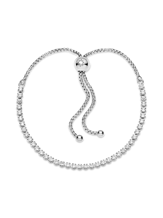 Pulsera de Tenis Deslizante Brillante - Estilo Pandora 2