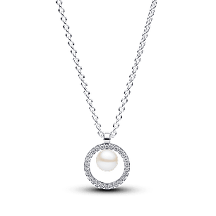 Collar Pavé y Perla - Estilo Pandora