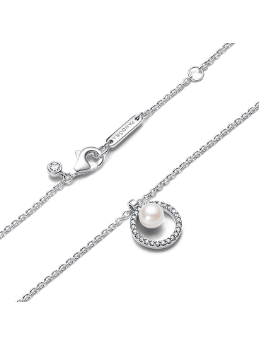 Collar Pavé y Perla - Estilo Pandora 2