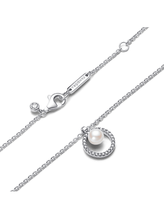 Collar Pavé y Perla - Estilo Pandora 2