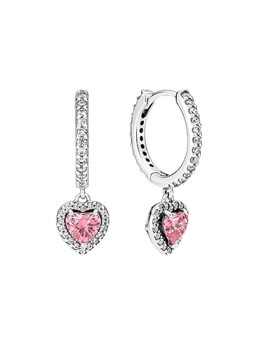 Aro con Corazón y Halo Brillante - Estilo Pandora 1