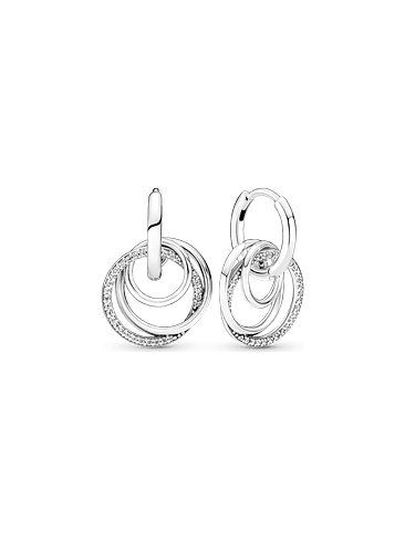 Aro Circulos Entrelazados Familia Siempre - Estilo Pandora 1