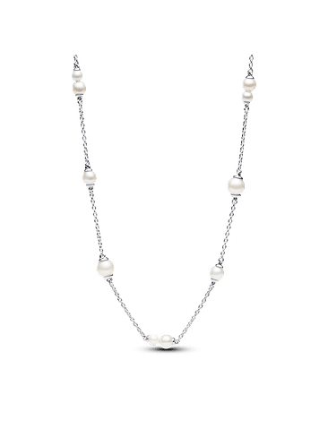 Collar de Cadena Estación Perlas - Estilo Pandora 1