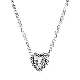 Collar Corazón Elevado - Estilo Pandora
