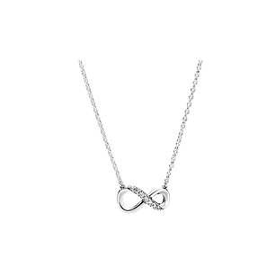 Collar Infinito Resplandeciente - Estilo Pandora