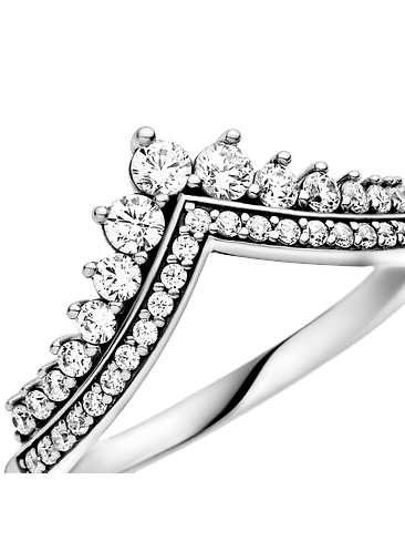 Anillo Hueso de los Deseos Princesa - Estilo Pandora 4