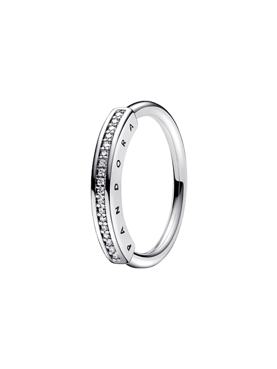 Anillo I-D en Pavé - Estilo Pandora 1