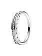 Anillo I-D en Pavé - Estilo Pandora - Miniatura 1