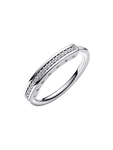 Anillo I-D en Pavé - Estilo Pandora 3