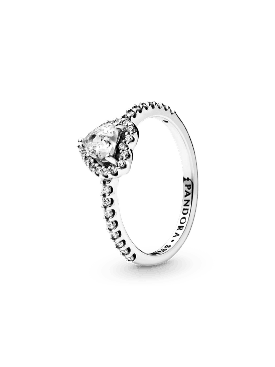 Anillo Corazón Elevado - Estilo Pandora 1