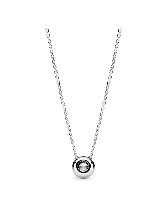 Collar con Halo Redondo Brillante - Estilo Pandora 2