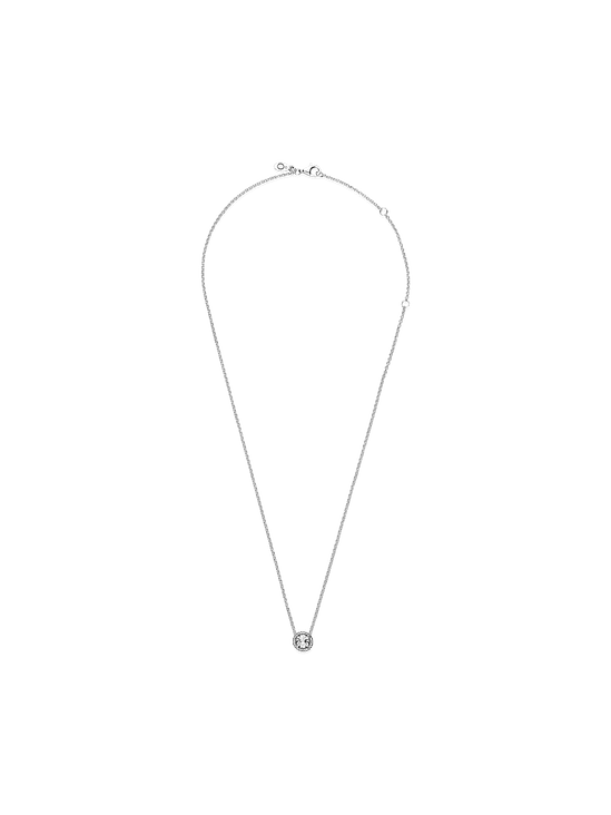 Collar con Halo Redondo Brillante - Estilo Pandora 4