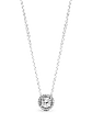 Collar con Halo Redondo Brillante - Estilo Pandora - Miniatura 1