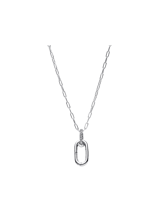 Collar con Colgante Eslabón - Estilo Pandora 1