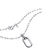 Collar con Colgante Eslabón - Estilo Pandora - Miniatura 2