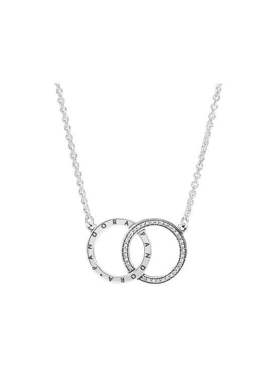 Collar Círculos Entrelazados - Estilo Pandora 1