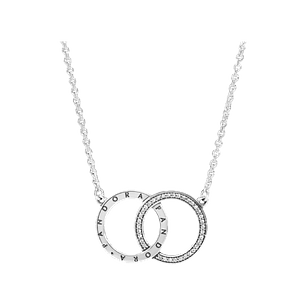 Collar Círculos Entrelazados - Estilo Pandora