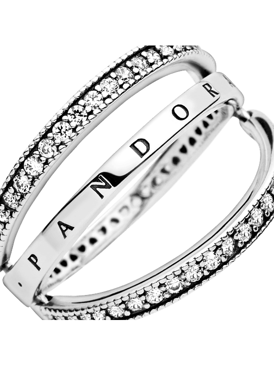 Anillo con Corazones Reversible - Estilo Pandora 3