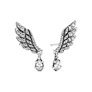 Aros Alas De Ángel - Estilo Pandora