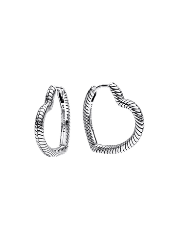 Aros de Corazón Serpiente para Charm - Estilo Pandora 1