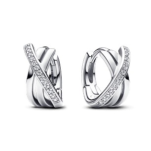 Aros Pavé Cruzado - Estilo Pandora