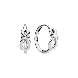 Aros con Nudo Infinito - Estilo Pandora
