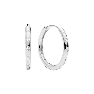 Aros de Circonita Cúbica Brillante - Estilo Pandora