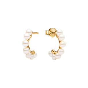 Aros de Perlas Cultivadas - Estilo Pandora